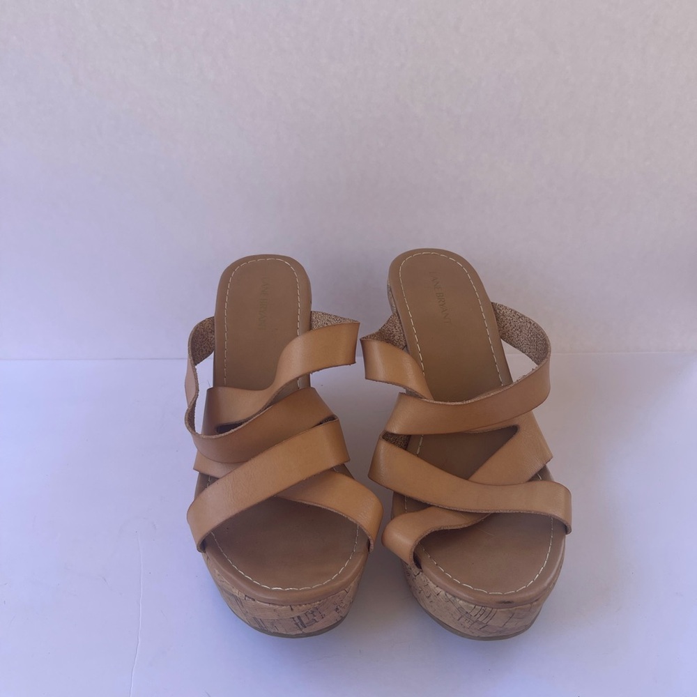 Tan Wedge Sandals